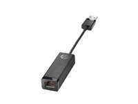 HP USB 3.0 to RJ45 Adapter G2 - Nätverksadapter - USB 3.0 - Gigabit Ethernet x 1 (paket om 120) - för HP 250 G9 Notebook 4Z7Z7A6