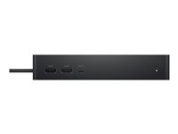 Dell Universal Dock - UD22 - Telakointiasema - USB-C - HDMI, 2 x DP, USB-C - 1GbE - 130 watti(a) - BTO - sekä 3 vuoden edistynyt vaihtopalvelu ja rajoitettu laitteistotakuu DELL-UD22