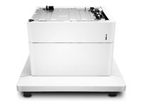 HP Paper Feeder and Stand - skrivarstativ med pappersmatare - 550 ark P1B10A