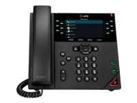 Poly VVX 450 - VoIP -puhelin - 3-suuntainen puhelukyky - SRTP, SIP, SDP - 12 linjaa - musta 8B1L7AA#AC3