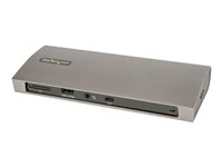 StarTech.com Thunderbolt 4 Dock, 96W Power Delivery, Single 8K/Dual Monitor 4K 60Hz, 3xTB4/USB4 ports, 4xUSB-A, SD, GbE, Thunderbolt 4 Docking Station for Windows or TB3 MacBook, 0.8m - Dockningsstation - Thunderbolt 4 - 3 x Thunderbolt - 1GbE - Nordamerika TB4CDOCKUE