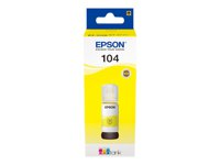 Epson EcoTank 104 - 65 ml - gul - original - bläcktank - för P/N: C11CL59409CA, C11CL62402, C11CL62403, C11CL62424, C11CL63401, C11CL63402 C13T00P440