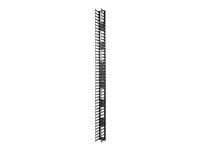 APC - Kabelhållarsats för rack - svart - 48U - TAA-kompatibel (paket om 2) - för P/N: NBPD0150, SMX2KR2UX145, SMX3000LVUS, SMX3KR2UNCX145, SRT1000RMXLI, SRT1000RMXLI-NC AR7588