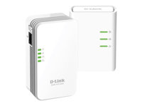 D-Link PowerLine DHP-W311AV - Starter Kit - PowerLine adaptersats HomePlug AV (HPAV), IEEE 1901 - vägginsticksbar DHP-W311AV/E
