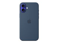 Apple - Skydd för mobiltelefon - MagSafe-kompatibilitet - silikon - denim - för iPhone 16 Plus MYYA3ZM/A