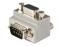 StarTech.com Right Angle DB9 to DB9 Serial Cable Adapter Type 2 - M/F (GC99MFRA2) - Seriell adapter - DB-9 (hane) till DB-9 (hona) - 90° anslutning - grå - för P/N: ICUSB2324852, ICUSB232DB25, ICUSB232INT1, ICUSB232INT2, ICUSB422 GC99MFRA2