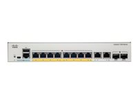 Cisco Catalyst 1000-8FP-E-2G-L - Kytkin - Hallinnoitu - 8 x 10/100/1000 (PoE+) + 2 x combo Gigabit SFP (uplink) - telineeseen asennettava - PoE+ (120 W) C1000-8FP-E-2G-L