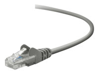 Belkin - Kytkentäkaapeli - RJ-45 (uros) to RJ-45 (uros) - 1 m - UTP - CAT 5e - piikitön, säikeinen - harmaa A3L791R01M-S