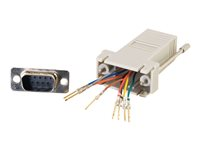 C2G - Seriell adapter - RJ-45 (hona) till DB-9 (hane) - grå 81548
