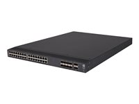 HPE FlexFabric 5700-32XGT-8XG-2QSFP+ - Switch - L3 - Administrerad - 32 x 10GBase-T + 8 x 10 Gigabit Ethernet SFP+ / 1 Gigabit Ethernet SFP+ + 2 x 40 Gigabit QSFP+ (upplänk) - rackmonterbar JG898A