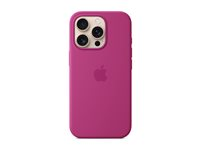 Apple - Skydd för mobiltelefon - MagSafe-kompatibilitet - silikon - Fuchsia - för iPhone 16 Pro MYYN3ZM/A