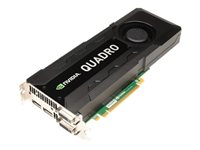 NVIDIA Quadro - Grafikkort - Quadro K5000 - 4 GB GDDR5 - PCIe 2.0 x16 - DVI, D-Sub, 2 x DisplayPort - för Precision R5500, R7610, T3500, T3600, T3610, T5500, T5600, T5610, T7500, T7600, T7610 490-14225