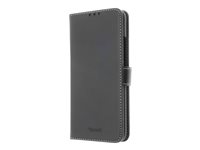 Insmat Exclusive Flip Case - Läppäkansi matkapuhelimelle - paperi, polyuretaani, pahvi, nahka, polykarbonaatti, folio - musta malleihin Huawei nova 5T 650-2826