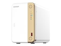 QNAP TS-262 - NAS-palvelin - 2 telineet - 8 Tt - SATA 6Gb/s - HDD 4 Tt x 2 - RAID RAID 0, 1, JBOD - RAM 4 Gt - 2.5 Gigabit Ethernet - iSCSI tuki TS-262-4G+2XST4000VN006