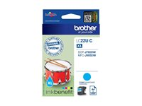 Brother LCLC22UC - XL - cyan - original - bläckpatron - för Brother DCP-J785DW, MFC-J985DW LC22UC