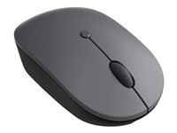 Lenovo Go - Mus - ergonomisk - höger- och vänsterhänta - optisk blå - 5 knappar - trådlös - 2.4 GHz - USB-C trådlös mottagare - åskmolnsgrå - för ThinkPad X1 Yoga Gen 8 21HQ 4Y51C21216