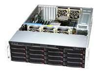 Supermicro Storage SuperServer 631E-E1CR16L - telineasennettava ilman suoritinta - 0 Gt - ei kiintolevyä SSG-631E-E1CR16L