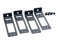 C2G Replacement Mounting Bracket for 16-Port Rack Mount - Pidikepaketti - etu ja taka - musta 29985
