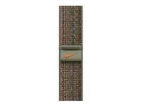 Apple Nike - Silmukka tuotteelle älykello - 41 mm - 130-190 mm - punapuu/oranssi MTL33ZM/A