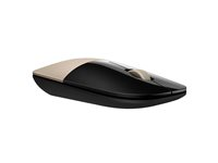 HP Z3700 - Mus - blå LED - trådlös - 2.4 GHz - trådlös USB-mottagare - guld X7Q43AA