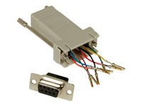 C2G - Seriell adapter - RJ-45 (hona) till DB-9 (hona) - röd 81547