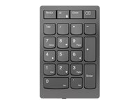 Lenovo Go Wireless Numeric Keypad - Tangentsats - trådlös - 2.4 GHz - tangentbrytare: Saxnyckel - åskmolnsgrå - detaljhandel - för ThinkPad T16 Gen 4 21QN 4Y41C33791