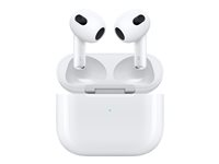 Apple AirPods with Lightning Charging Case - 3. sukupolvi - aidosti langattomat kuulokkeet mikrofonilla varustettu - korvanappi - Bluetooth - valkoinen MPNY3DN/A