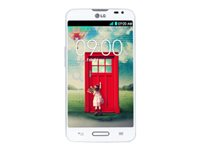LG L70 (D320) - 3G pekskärmsmobil - RAM 1 GB / Internminne 4 GB - LCD-skärm - 4.5" - 800 x 400 pixlar - rear camera 5 MP - vit LGD320.ANEUWY