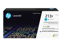 HP 213Y - Erittäin tuottoisa - sinivihreä - alkuperäinen - LaserJet - väriainekasetti (W2131Y) malleihin Color LaserJet Enterprise 5700dn, 6700dn, MFP 6800dn; DesignJet D5800 W2131Y