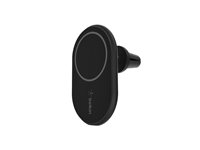 Belkin BoostCharge - Trådlös laddningshållare för bil - 10 Watt - svart - för Apple iPhone 12, 12 mini, 12 Pro, 12 Pro Max WIC004BTBK-NC
