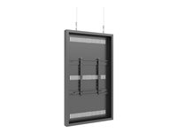 Multibrackets M Pro Series - Hölje - för digital skylt - vajer, medel - stål - svart - skärmstorlek: 55" - takmonterbar 7350105213694
