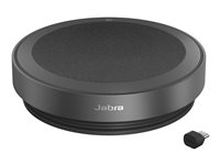 Jabra Speak2 75 UC - Kaiutinpuhelin handsfree - Bluetooth - langaton - USB-C, USB-A - tummanharmaa - Zoom-sertifioitu, Cisco Webex Certified, Sertifioitu Zoom Rooms -tilaratkaisuille, Alcatel-Lucent -sertifioitu, Avaya-sertifioitu, Unify-sertifioitu, MFi-sertifioitu, Microsoft Swift Pair -sertifioitu, Amazon Chime -sertifioitu, Google Fast Pair -sertifioitu 2775-429