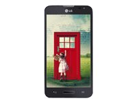 LG L70 (D320) - 3G pekskärmsmobil - RAM 1 GB / Internminne 4 GB - LCD-skärm - 4.5" - 800 x 400 pixlar - rear camera 5 MP - svart LGD320.ANEUBK