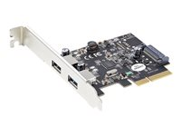 Startech 2-portars USB PCIe-kort med 10 Gbps/port - USB 3.1/3.2 Gen 2 Type-A PCI Express 3.0 x2-värdkontrollexpansionskort - Tilläggsadapterkort - Full/låg profil - Windows och Linux - USB-adapter - PCIe 3.0 x4 låg profil - USB-C 3.1 Gen 2 x 2 - TAA-kompatibel PEXUSB312A3