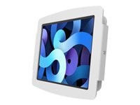 Compulocks iPad Air 10.9" Space Enclosure Wall Mount - Asennuskomponentti (kotelo) malleihin tabletti - lukittava - valkoinen -näytön koko: 10.9" - jalustaan asennettava malleihin Apple 10.9-inch iPad Air (4. sukupolvi, 5th generation) 109IPDSW