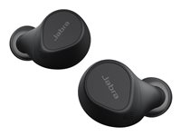 Jabra Evolve2 Buds MS - Aidosti langattomat kuulokkeet mikrofonilla varustettu - korvansisäiset - vaihtokuuloke - Bluetooth - aktiivinen melunpoisto - melua vaimentava 14401-38