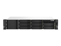 QNAP TS-864eU-RP - NAS-server - 8 fack - kan monteras i rack - SATA 6Gb/s - RAID 0, 1, 5, 6, 10, JBOD, 50, 60 - RAM 4 GB - 2.5 Gigabit Ethernet - iSCSI support - 2U TS-864EU-RP-4G