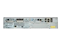 Cisco 2911 Voice Security and CUBE Bundle - Router - röst/faxmodul 1GbE - WAN-portar: 3 C2911-VSEC-CUBE/K9