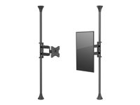 Multibrackets M Floor to Ceiling Mount Pro MBFC1F - Monteringssats (VSA-adapter, extern pålkoppling, 2 förlängningsrör (1,5 m), golv- till takplatta) - för LCD-display - plast, aluminium, stål - svart - skärmstorlek: 17"-46" 7350073736393