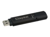 Kingston DataTraveler 4000 Management-Ready - USB flash-enhet - krypterat - FIPS 140-2 Level 2 - 8 GB - USB 2.0 - TAA-kompatibel DT4000M-R/8GB