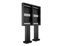 Multibrackets M - Monteringssats (totem) - för 2 LCD-bildskärmar - svart - skärmstorlek: 55" - för LG 55XE4F-M 7350105216985