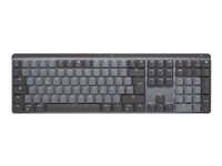 Logitech Master Series MX Mechanical - Näppäimistö - taustavalaisu - langaton - Bluetooth LE - QWERTY - pohjoismainen (tanska/suomi/norja/ruotsi) - näppäinkytkin: Clicky - grafiitti 920-010755