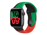 Apple - Band för smart klocka - Vanlig storlek - svart enighet - för Watch Hermès Series 12, Hermès Series 9, SE 3, Series 10, Series 11, Series 12, Series 9 MJ4V3ZM/A