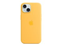 Apple - Skydd för mobiltelefon - MagSafe-kompatibilitet - silikon - solsken - för iPhone 15 MWNA3ZM/A