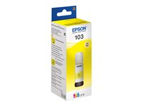 Epson 103 - 65 ml - gul - original - påfyllnadsbläck - för Epson L1210, L3210, L3211, L3250, L3251, L3256, L3260, L3266; EcoTank L11050, L1250, L5396 C13T00S44A