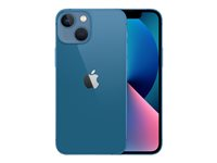 Apple iPhone 13 mini - 5G smartphone - dual-SIM / Internminne 128 GB - OLED display - 5.4" - 2340 x 1080 pixlar - 2 bakre kameror 12 MP, 12 MP - front camera 12 MP - blå MLK43QN/A
