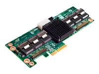 Intel RAID Expander RES2SV240 - Kontrollerkort - 6 Kanal - SATA 1.5Gb/s / SAS - låg profil - RAID 0, 1, 5, 6, 10, 50, 60 - PCIe x4 - för Integrated Server RAID Module RMS2AF040; Server System P4208 RES2SV240