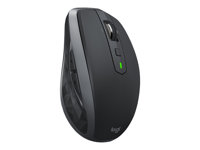 Logitech MX Anywhere 2S - Hiiri - laser - 7 painiketta - langaton - 2.4 GHz, Bluetooth 4.0 LE - USB Logitech Unifying -vastaanotin - grafiitti 910-007230