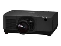 NEC PA1505UL - 3LCD-projektori - 3D - 14000 ANSI lumenia - WUXGA (1920 x 1200) - 16:10 - 1080p - zoomiobjektiivi - LAN - musta - sekä NP54ZL lens 60005928