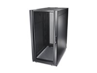 APC NetShelter SX - Shock Packaging - rack - svart - 24U - 19" - TAA-kompatibel - för P/N: SMT3000RMI2UC, SMX2KR2UNCX145, SRT3000RMXLA-NC, SRT3000RMXLT-NC, SRT5KRMXLTUS AR3104SP1